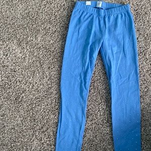 Blue leggings from Gap. Size 6/7.